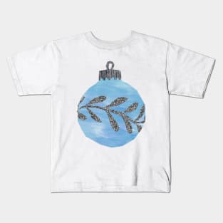 Bauble - Blue leafy Kids T-Shirt